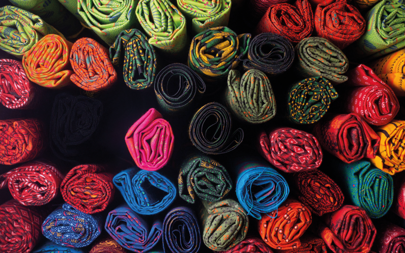 shweshwe fabric from south africa . CREDIT alamy_2gff36n