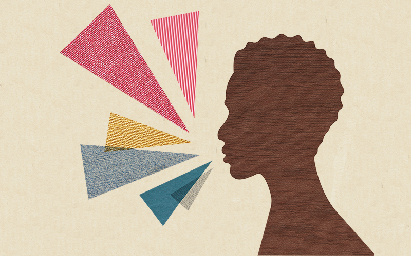 A human head in profile view with a speech bubble and question marks.CREDIT_getty-2217834246