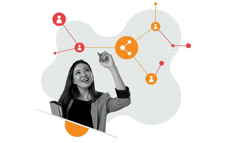 Woman drawing a digital network diagram.CREDIT_iStock_506729955_shutterstock_357260753_2221698607